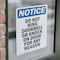 Signmission Do Not Ring Doorbell Or Knock OSHA Notice Sign, Vinyl Decal, 7in W x 10in L, 2PK OS-2PACK-NS-D-710-V-11356 - alternate 3